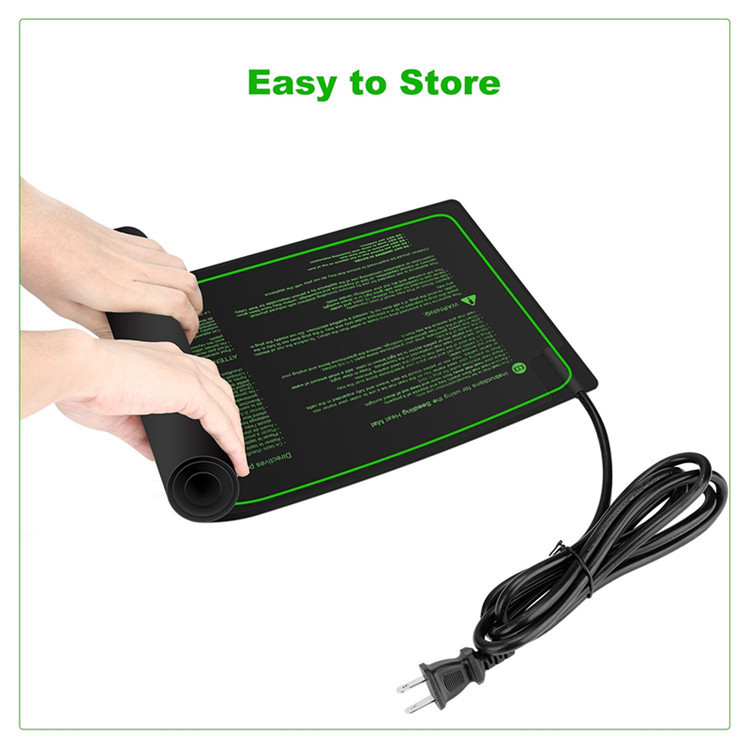 2020Inch Plant Seedling Pad Silicone Heating Pad Heating Pad for Pet Seeding Heating Mat