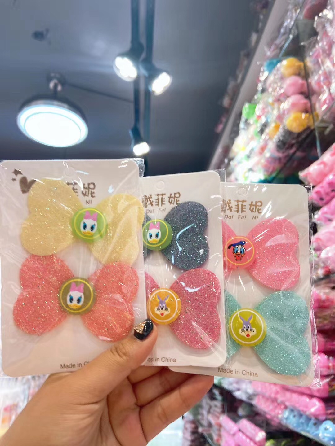 The Mosquito Bowknot Cartoon Hair Stick Korean Edition Hair Stick Web celebrity Super Fire to carry The gift 1344 little girl
