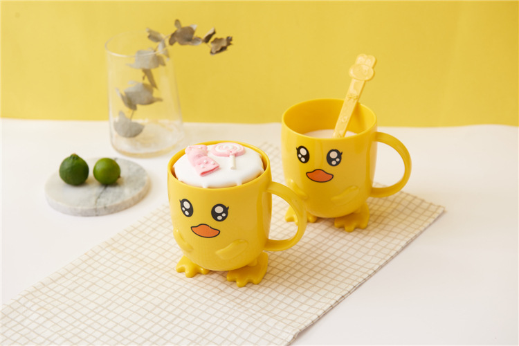 Children's Dinner Plate Kindergarten Grid Small Yellow Duck Tableware Cartoon Gift Tableware Household Creative Baby Solid Food Bowl Children's Dinner Plate Kindergarten Grid Small Yellow Duck Tableware Cartoon Gift Tableware Household Creative Baby Solid Food Bowl