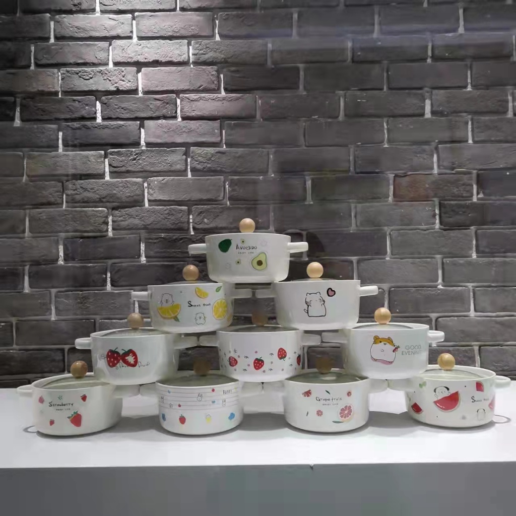 6-Inch Ceramic Soup Pot Single Ceramic Noddle Bowl Glass Cover Color Box Packaging Gift Gift Company Welfare Points Exchange 6-Inch Ceramic Soup Pot Single Ceramic Noddle Bowl Glass Cover Color Box Packaging Gift Gift Company Welfare Points Exchange