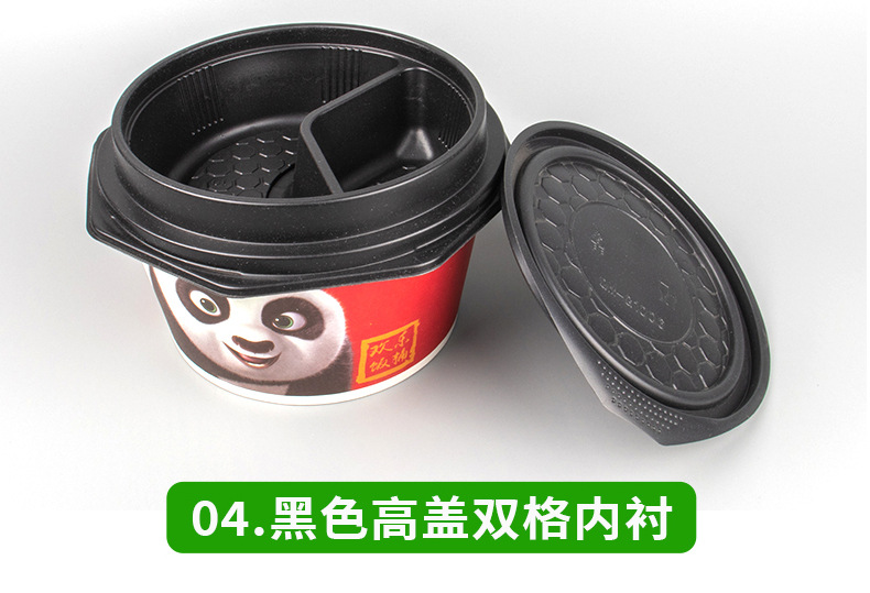 Factory Wholesale Disposable Kraft Paper Fast Food Take out Take Away Lunch Box Soup Bowl Food Grade Paper round