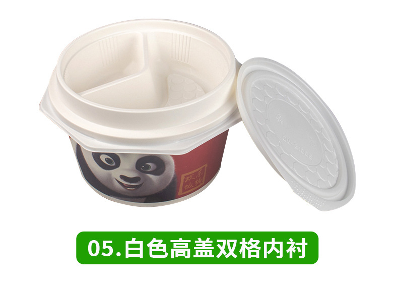 Factory Wholesale Disposable Kraft Paper Fast Food Take out Take Away Lunch Box Soup Bowl Food Grade Paper round