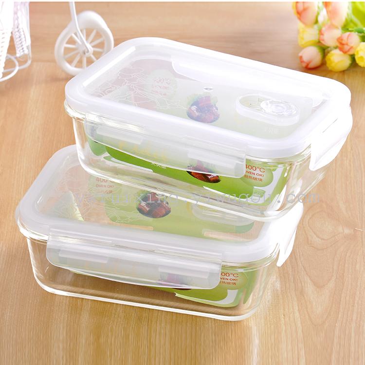 wrap manufacturers wholesale glass bowl Bowl Bento lunch box fridge microwave oven with lid exclusive