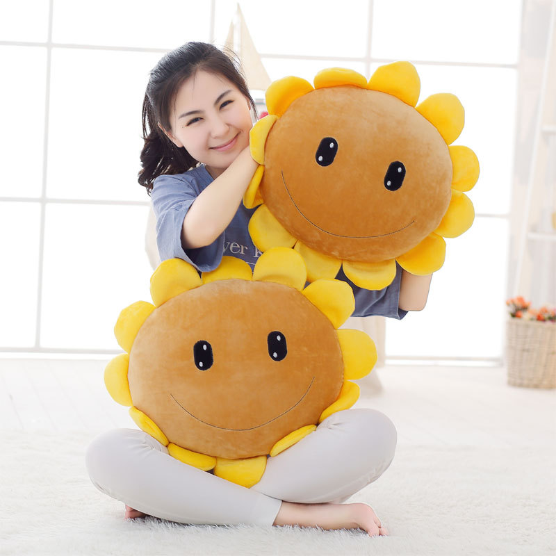 SUNFLOWER Bolster Sunflower Hand Warmers Hand Cushion Sunshine Smiley Face Activity Afternoon Nap Pillow Gift Customization