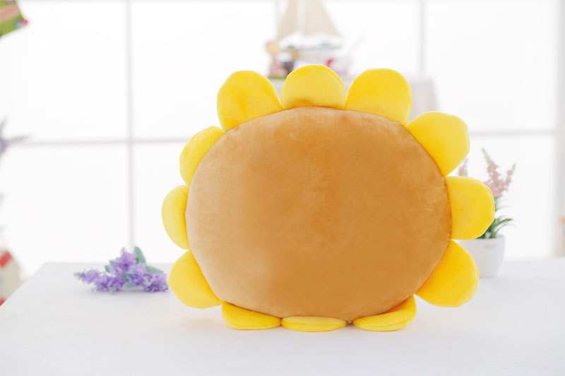 SUNFLOWER Bolster Sunflower Hand Warmers Hand Cushion Sunshine Smiley Face Activity Afternoon Nap Pillow Gift Customization
