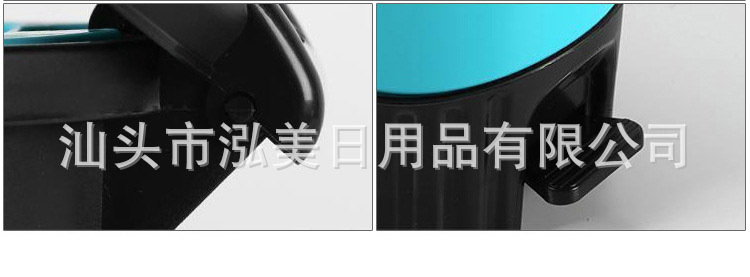 Fashion Creative Living Room Pedal Type Household Trash Can Toilet Kitchen and Bedroom with Lid Toilet Pail
