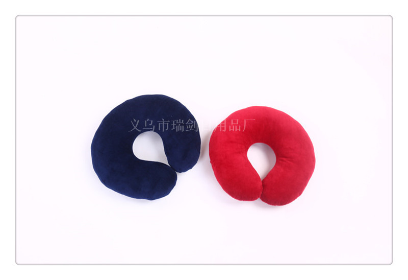 U-shaped neck pillow head back neck pillow travel by train car plane pillow solid color U-shaped neck pillow head back neck pillow travel by train car plane pillow solid color