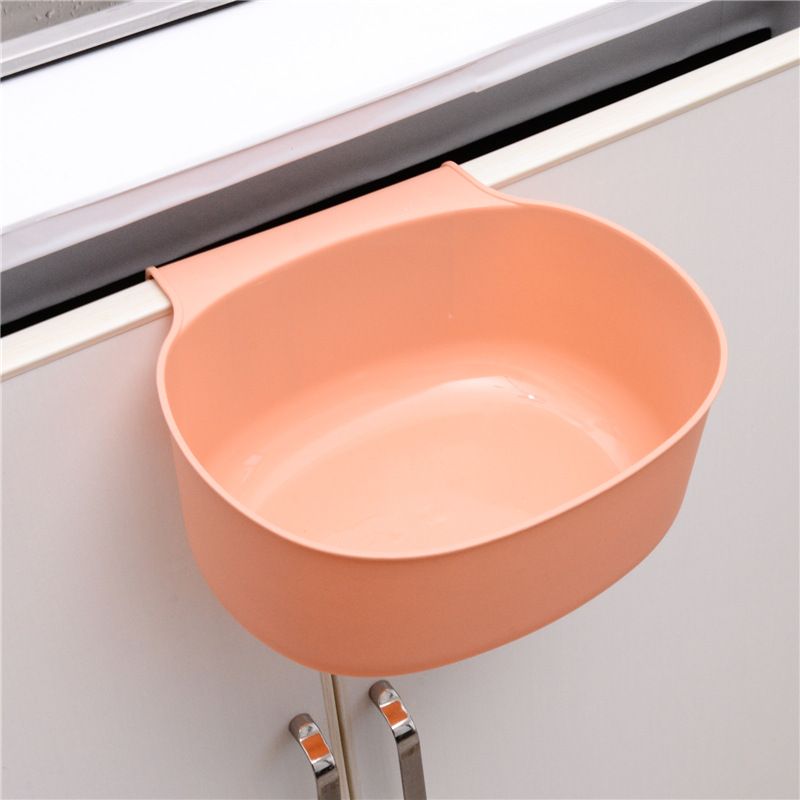 Large Kitchen Trash Can Cabinet Door Hanging without Lid Household Plastic Bucket Toilet Storage Can Dust Basket