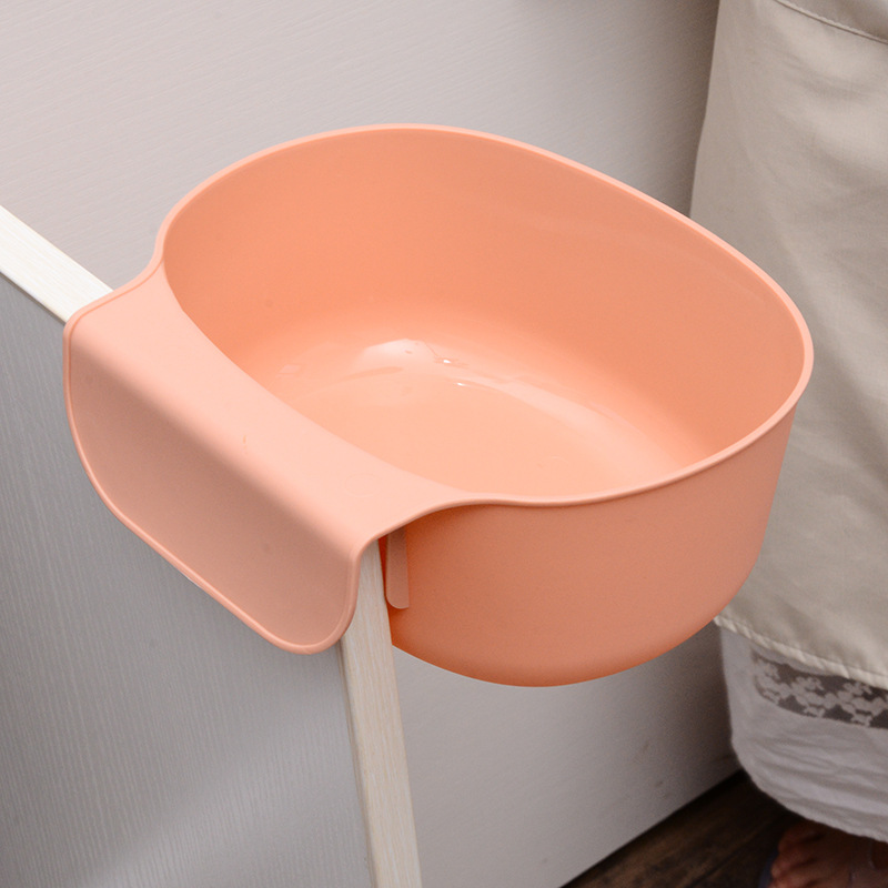Large Kitchen Trash Can Cabinet Door Hanging without Lid Household Plastic Bucket Toilet Storage Can Dust Basket