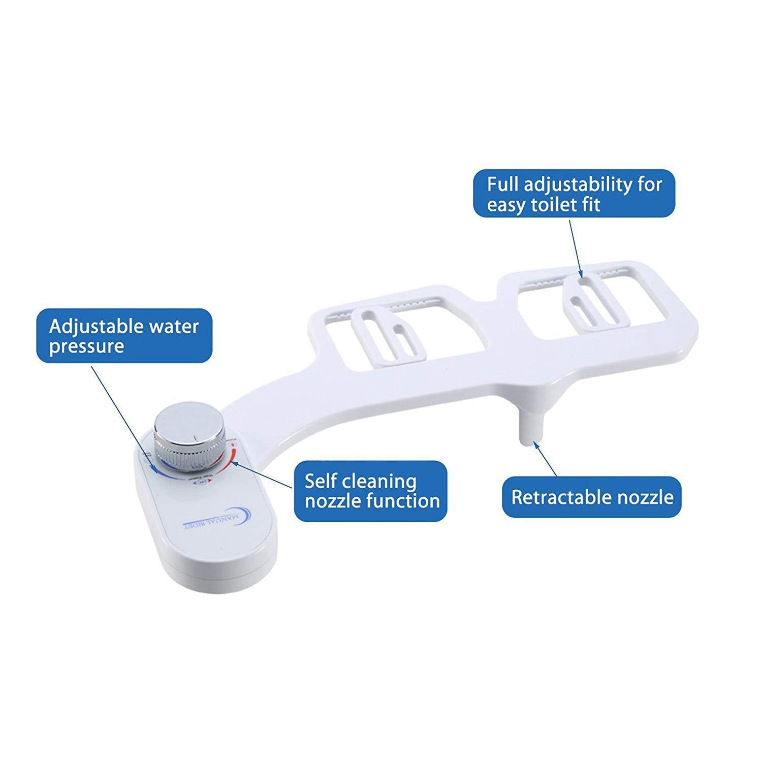 Health Faucet Foreign Trade Body Cleaner No Electricity Smart Toilet Lid Wash Butt Flusher Single Cold Single Spray