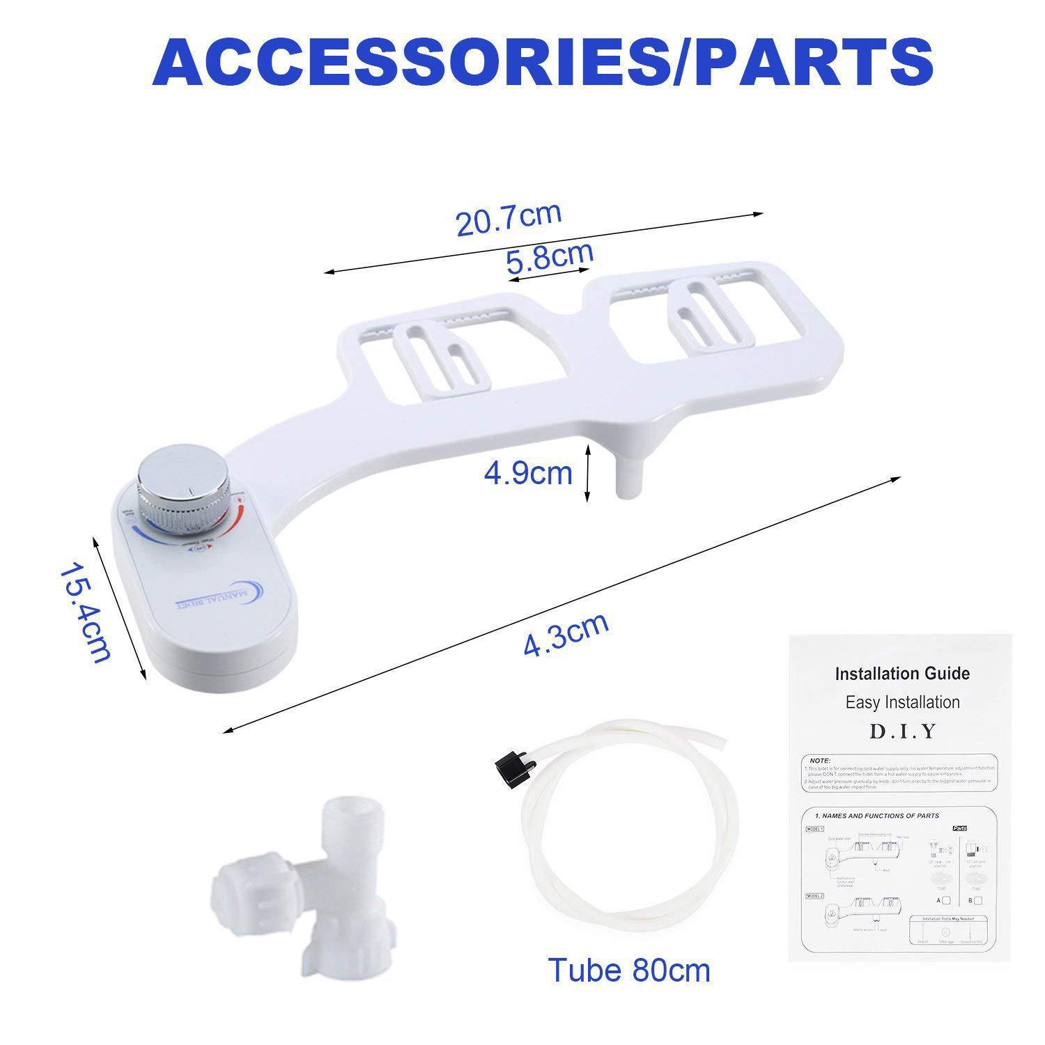 Health Faucet Foreign Trade Body Cleaner No Electricity Smart Toilet Lid Wash Butt Flusher Single Cold Single Spray