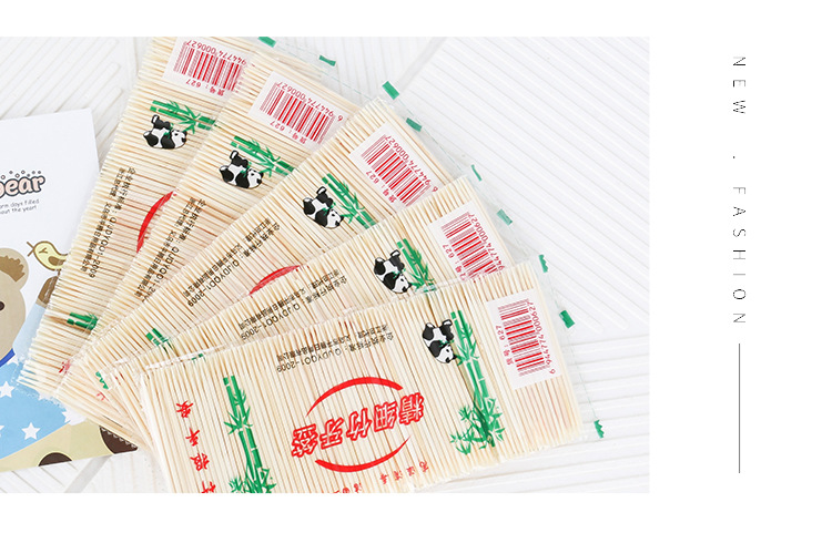 Environmental Protection Bamboo Toothpick Natural Disposable Fruit Toothpick Bulk Household Hotel Restaurant Toothpick