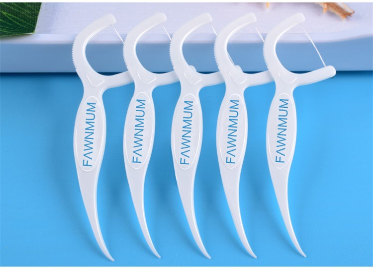 FAWN MUM Guihu 100 PCs Floss Bag Portable Box Dental Floss Dental Floss Plastic Toothpick Factory Customization FAWN MUM Guihu 100 PCs Floss Bag Portable Box Dental Floss Dental Floss Plastic Toothpick Factory Customization