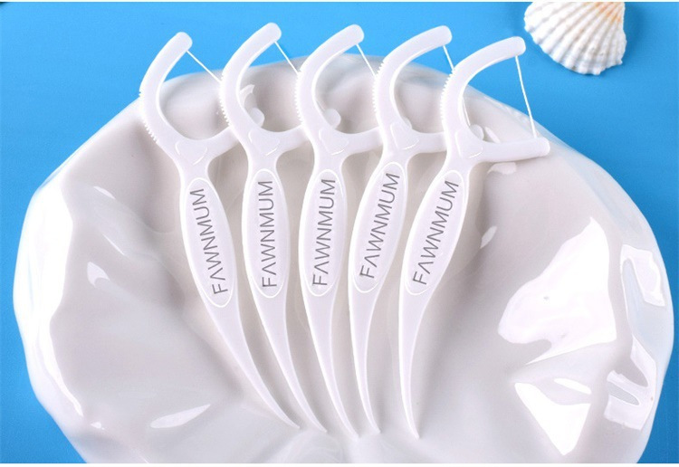 FAWN MUM Guihu 100 PCs Floss Bag Portable Box Dental Floss Dental Floss Plastic Toothpick Factory Customization FAWN MUM Guihu 100 PCs Floss Bag Portable Box Dental Floss Dental Floss Plastic Toothpick Factory Customization
