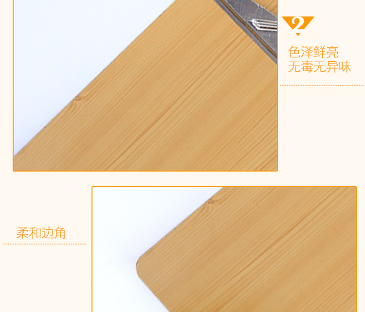 2 Yuan Store Supply Large Learning Office Menu A5 Board Clip Wooden Board Clip Multi-Functional Butterfly Clip