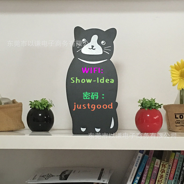 Solid Wood Frame Magnetic Wall-Mounted Small Blackboard Cafe Bar Restaurant Shop Menu Board Home Children's Drawing Board