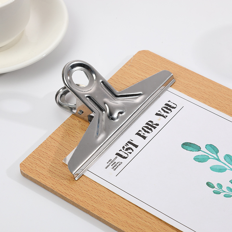 Thick A4 Wooden Board Clip Thick Writing Notes Menu A5 Clip Student Drawing Board Office Writing Clip Hanging Wholesale