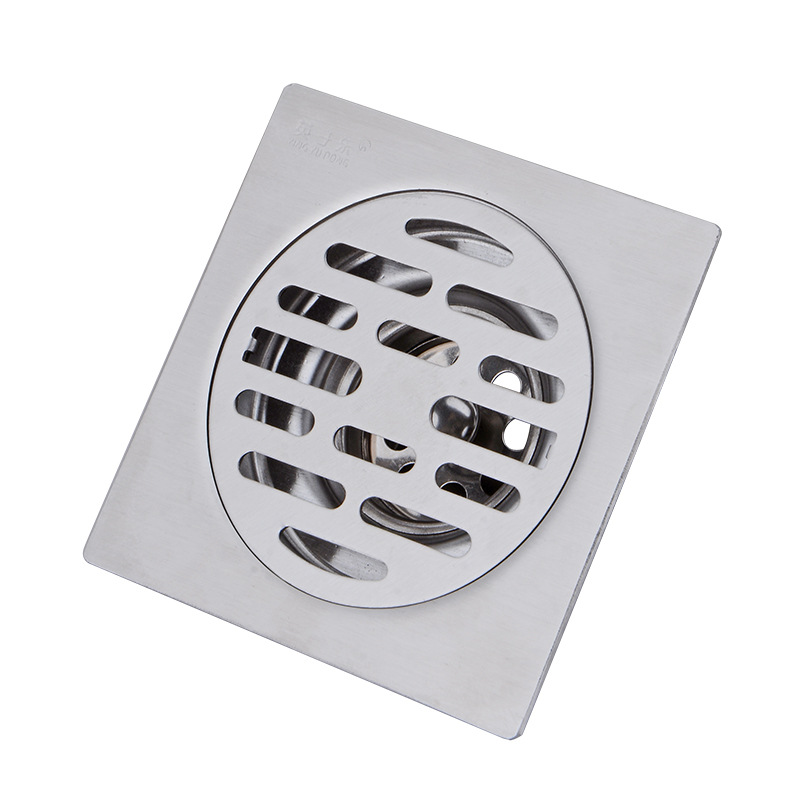 Stainless Steel Floor Drain 1010 SelfSealing Washing Machine DualPurpose Floor Drain Hotel Engineering Floor Drain