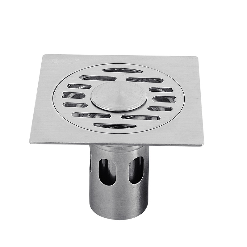 Stainless Steel Floor Drain 1010 SelfSealing Washing Machine DualPurpose Floor Drain Hotel Engineering Floor Drain