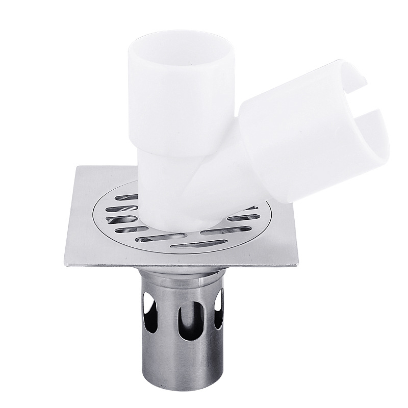 Stainless Steel Floor Drain 1010 SelfSealing Washing Machine DualPurpose Floor Drain Hotel Engineering Floor Drain