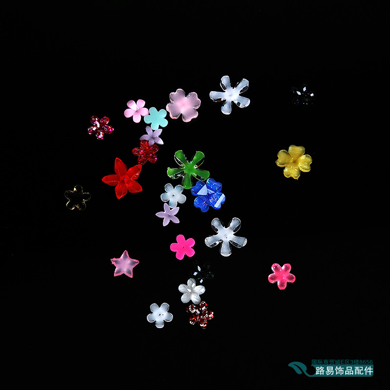 Nail polish resin decorative Nail polish plate Korean bride rhinestone insert diamond accessories