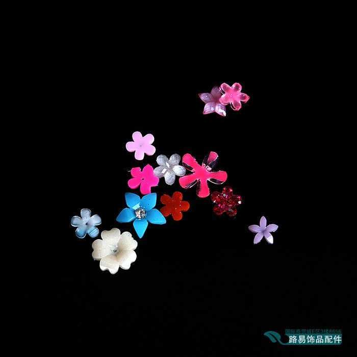Nail polish resin decorative Nail polish plate Korean bride rhinestone insert diamond accessories