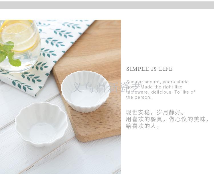 Simple and creative ceramic snacks dish plate set with European high-end fruit dessert dishes.