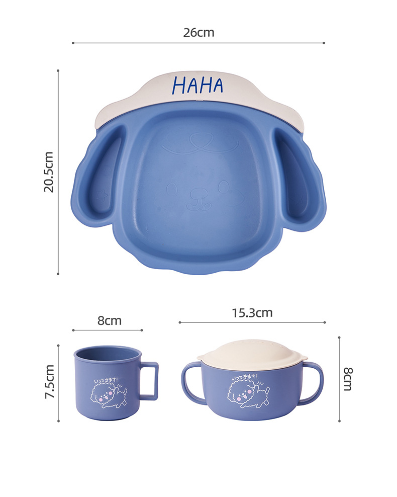 Cartoon Baby Plate Home Creative Children's Tableware Infant Cute Solid Food Bowl Kindergarten Grid Plate Cartoon Baby Plate Home Creative Children's Tableware Infant Cute Solid Food Bowl Kindergarten Grid Plate