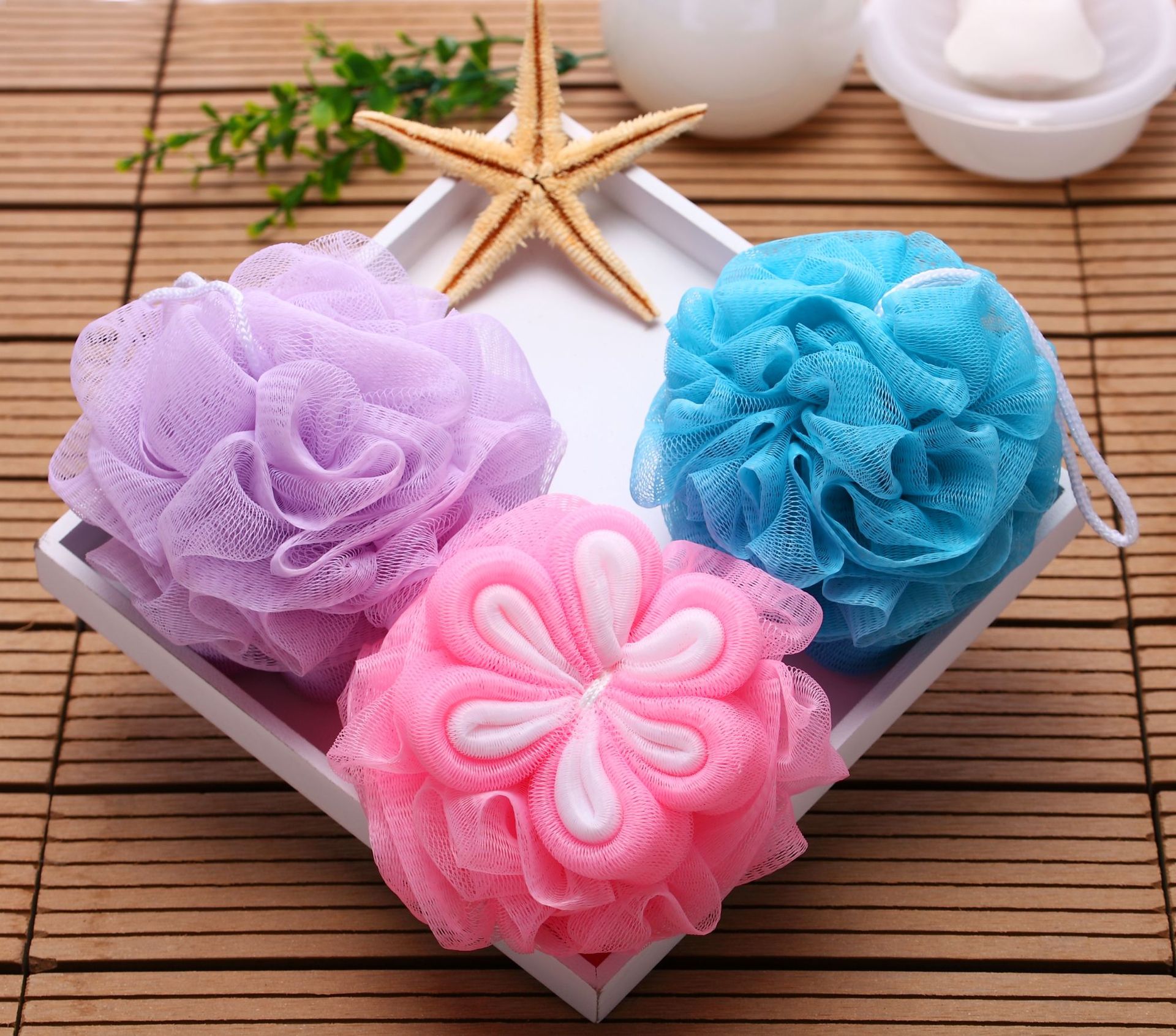 A2593 Flower bath ball Children&#039;s cleaning bath flower bath bath flower bath towel bubble bath products