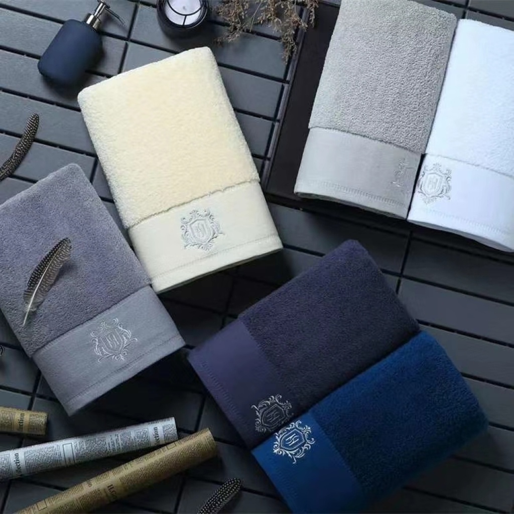 Zhongyue Textile Factory Direct Customized Cotton Hotel Bath Towel Jacquard Or Embroidered Logo over Absorbent Soft Zhongyue Textile Factory Direct Customized Cotton Hotel Bath Towel Jacquard Or Embroidered Logo over Absorbent Soft