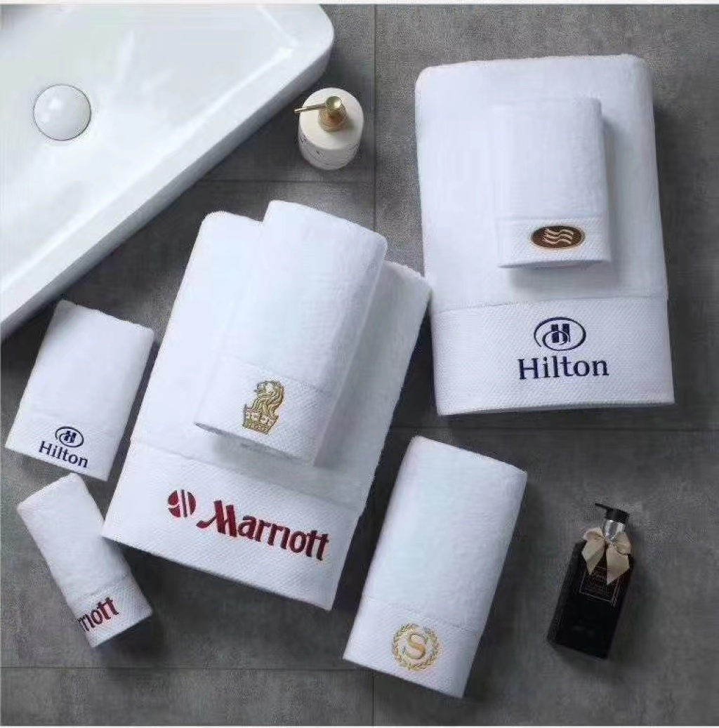 Zhongyue Textile Factory Direct Customized Cotton Hotel Bath Towel Jacquard Or Embroidered Logo over Absorbent Soft Zhongyue Textile Factory Direct Customized Cotton Hotel Bath Towel Jacquard Or Embroidered Logo over Absorbent Soft