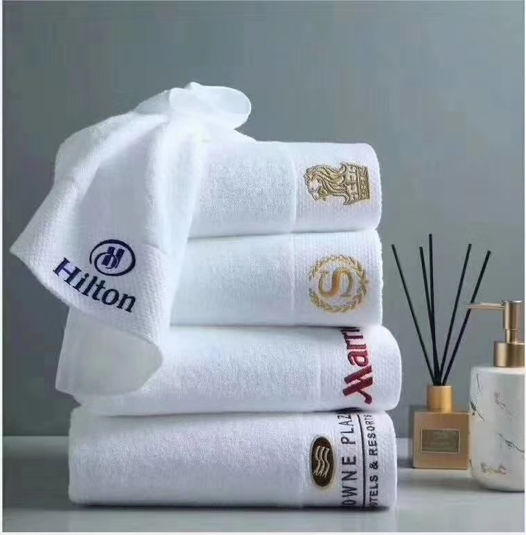 Zhongyue Textile Factory Direct Customized Cotton Hotel Bath Towel Jacquard Or Embroidered Logo over Absorbent Soft Zhongyue Textile Factory Direct Customized Cotton Hotel Bath Towel Jacquard Or Embroidered Logo over Absorbent Soft
