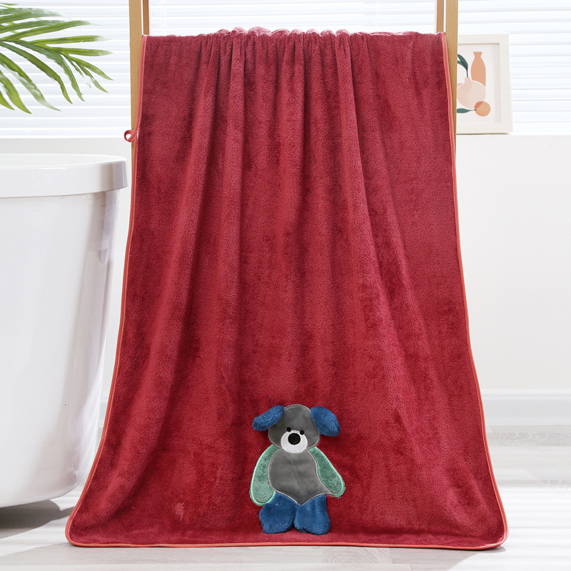 Yiwu Good Goods Coral Fleece Towel Gemibears Face Towel Bath Towel Absorbent Lint-Free Gift Daily Necessities Hair Drying Towel Yiwu Good Goods Coral Fleece Towel Gemibears Face Towel Bath Towel Absorbent Lint-Free Gift Daily Necessities Hair Drying Towel