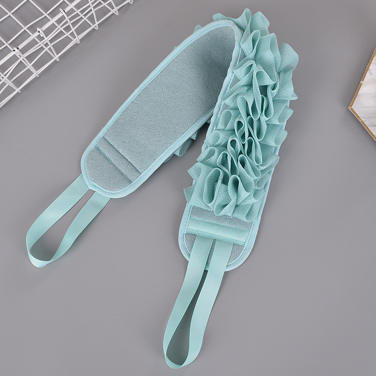 Mesh Sponge Bath Towel Back Rub Double-Sided Strong Rub Mud Adult Home Use Rub Back Strip Bath Towel Back