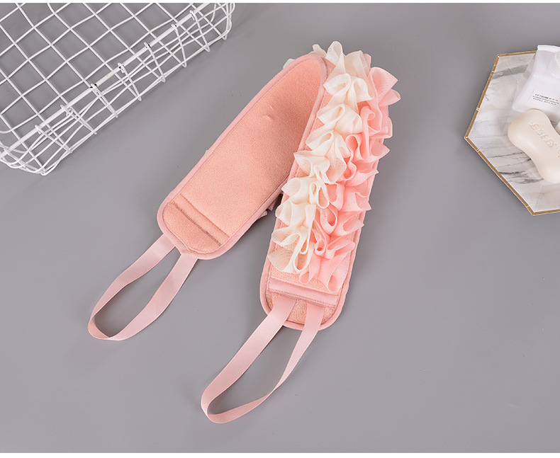 Mesh Sponge Bath Towel Back Rub Double-Sided Strong Rub Mud Adult Home Use Rub Back Strip Bath Towel Back Mesh Sponge Bath Towel Back Rub Double-Sided Strong Rub Mud Adult Home Use Rub Back Strip Bath Towel Back