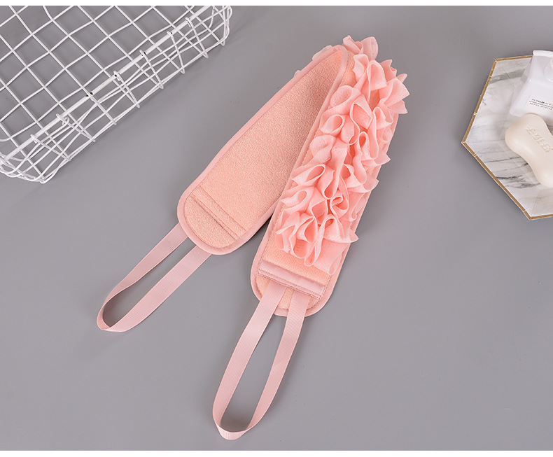 Mesh Sponge Bath Towel Back Rub Double-Sided Strong Rub Mud Adult Home Use Rub Back Strip Bath Towel Back Mesh Sponge Bath Towel Back Rub Double-Sided Strong Rub Mud Adult Home Use Rub Back Strip Bath Towel Back