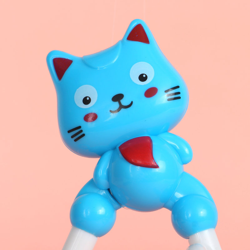 Children Training Chopsticks Learning Chopsticks Corrective Usage Practice Mother and Baby Cartoon Cat Chopsticks Card Packaging