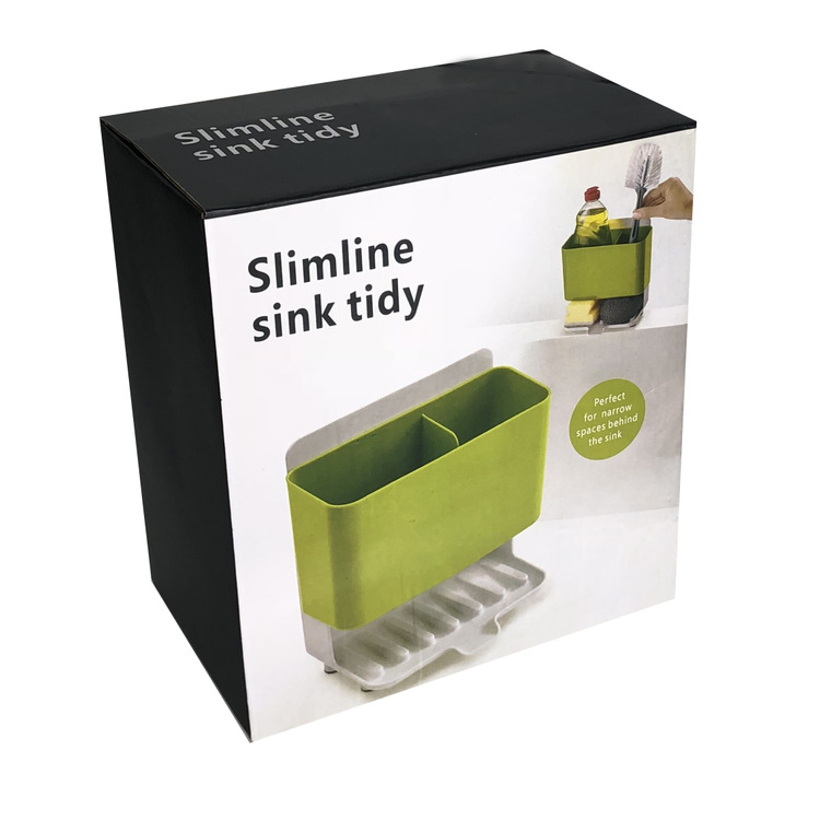 New Sink Storage Draining Storage Rack Kitchen Cleaning Storage Box Chopsticks Knife and Fork Rack Dish-Washing Sponge Wok Brush Rack