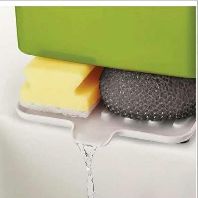 New Sink Storage Draining Storage Rack Kitchen Cleaning Storage Box Chopsticks Knife and Fork Rack Dish-Washing Sponge Wok Brush Rack