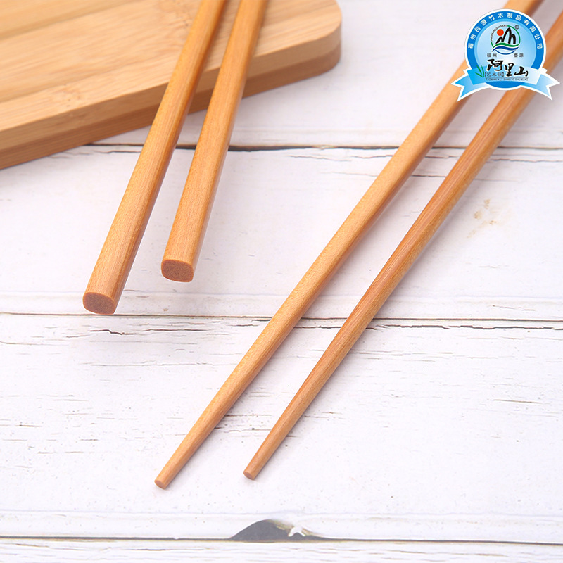 [Taiyuan] Dalbergia Hupeana Solid Wood Log Chopsticks Wholesale Set Custom Public Chopsticks Custom Carved Logo Home Paint-Free
