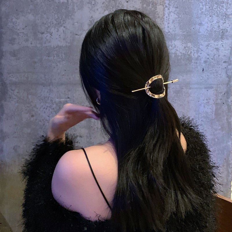 Hairpin Face Wash Updo Simple Modern Korean Headdress Pull Hair Word Chopsticks Bun Hair Ornament