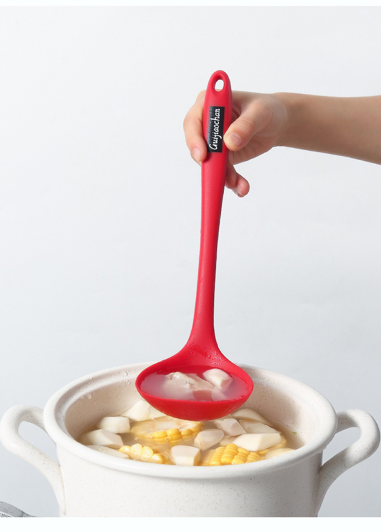 Silicone Shovel Home Spatula High Temperature Resistant Non-Stick Pan Special Kitchenware Soup Ladle Spatula Colander Spatula Set