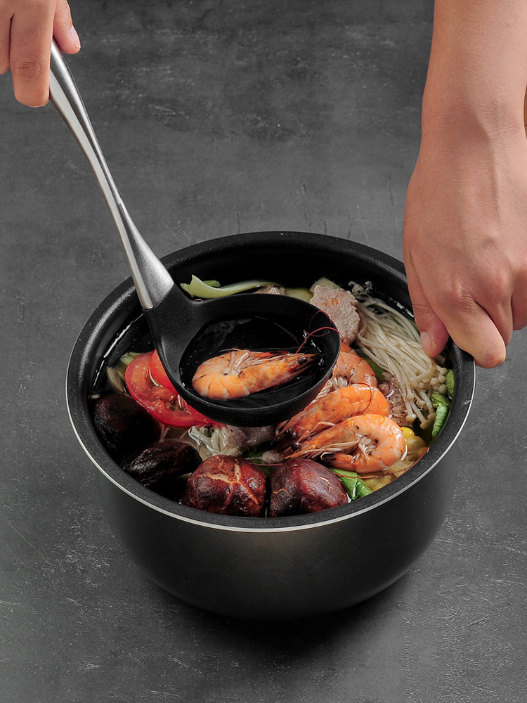 Kitchen Ware Spatula Stainless Steel Handle Slotted Turner Soup Ladle Cooking Spoon Spatula NonStick Kitchen Utensils