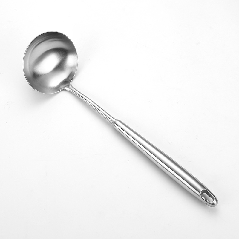 304 Stainless Steel Thickened Household Spatula Soup Spoon Ladle Spoon Kitchen Cooking Tools Spatula Set