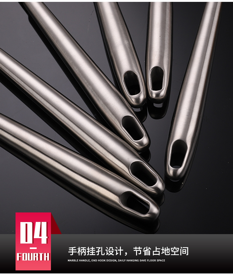 304 Stainless Steel Thickened Household Spatula Soup Spoon Ladle Spoon Kitchen Cooking Tools Spatula Set
