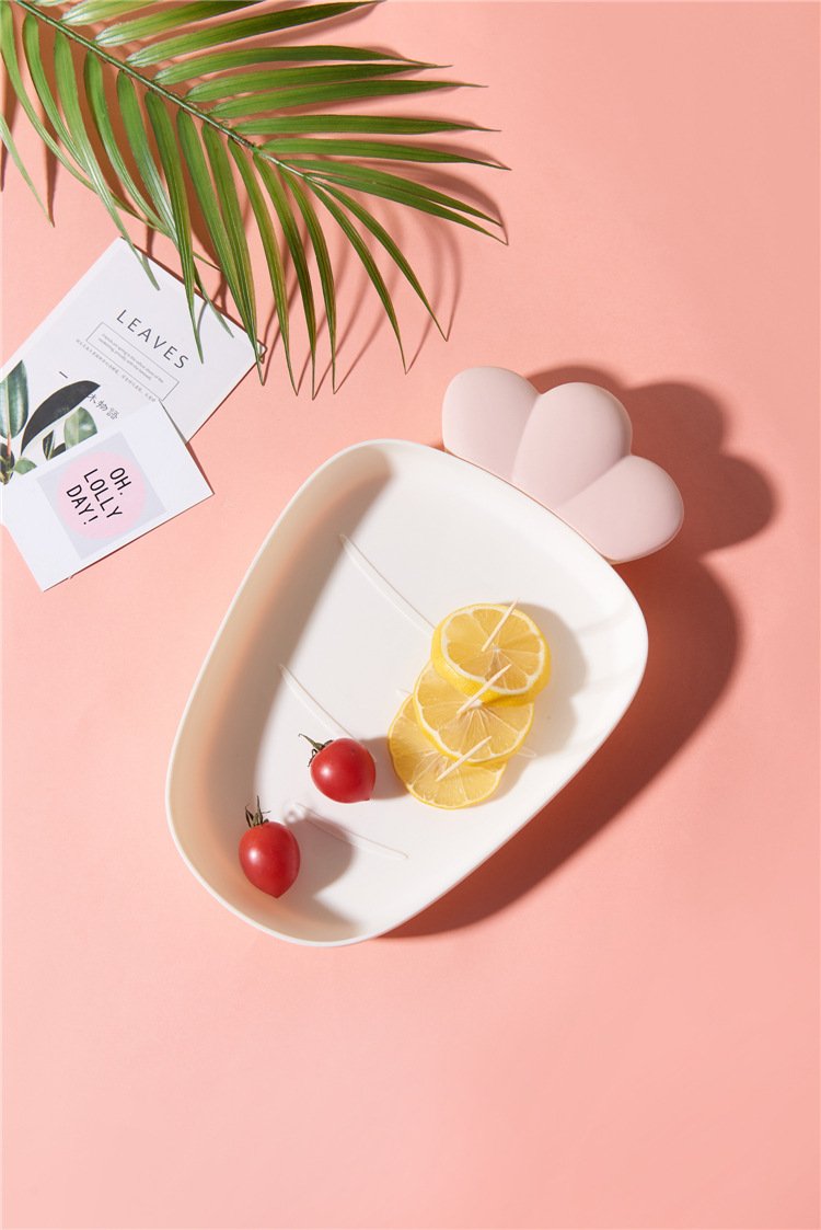 Cute Radish Plastic Tray Nordic Style Home Modern Living Room Fruit Tray Creative Snacks Dessert Cake Dried Fruit Tray Cute Radish Plastic Tray Nordic Style Home Modern Living Room Fruit Tray Creative Snacks Dessert Cake Dried Fruit Tray
