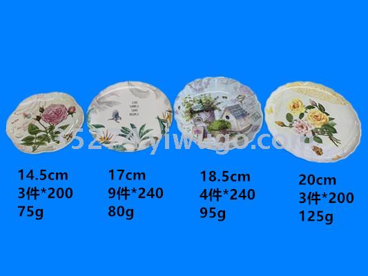 Deniware Melamine Fruit Tray Imitated ceramic fruit Design exquisite Run River&#039;s lake set hot style