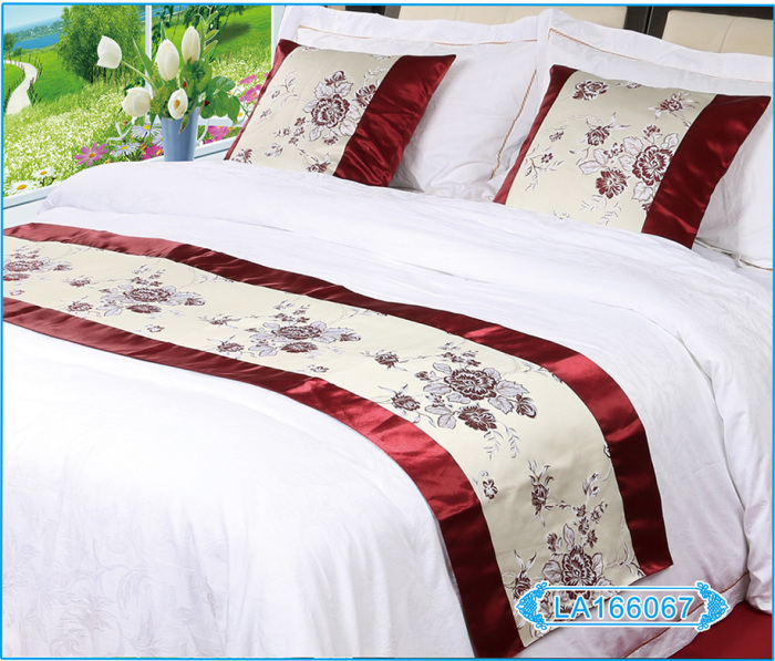 Luxury five star hotel hotel bed linen bed cover bed flag scarf Luxury five star hotel hotel bed linen bed cover bed flag scarf