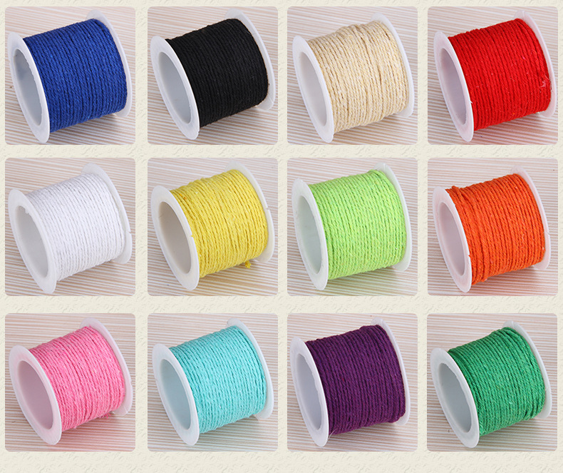 Color cotton thread hand hook lace line tablecloth table flag cushions coaster bed cover cotton thread