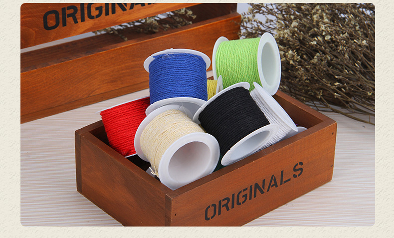 Color cotton thread hand hook lace line tablecloth table flag cushions coaster bed cover cotton thread